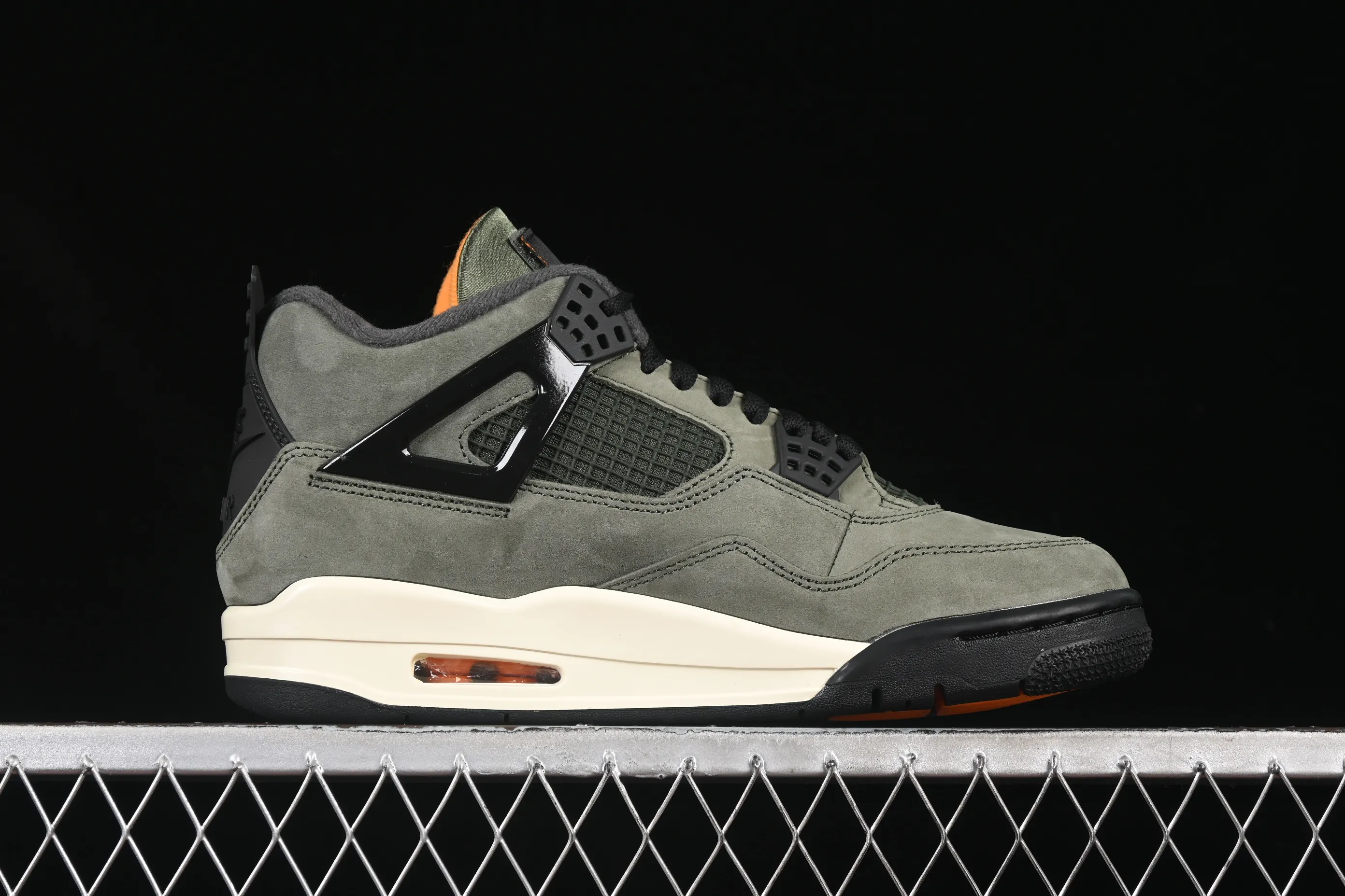 All categories Air Jordan Jordan series basketball shoes Air Jordan 4 GX foreign trade version Undefeated x Air Jordan 4 OG AJ4 Joe 4 olive green suede IB1519-200